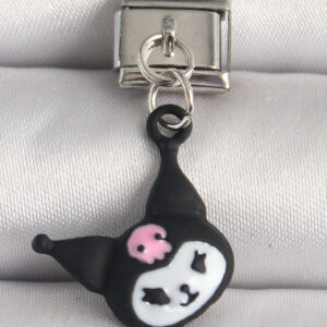 316L Çelik Gümüş Renk Kuromi Model Nomination Charm