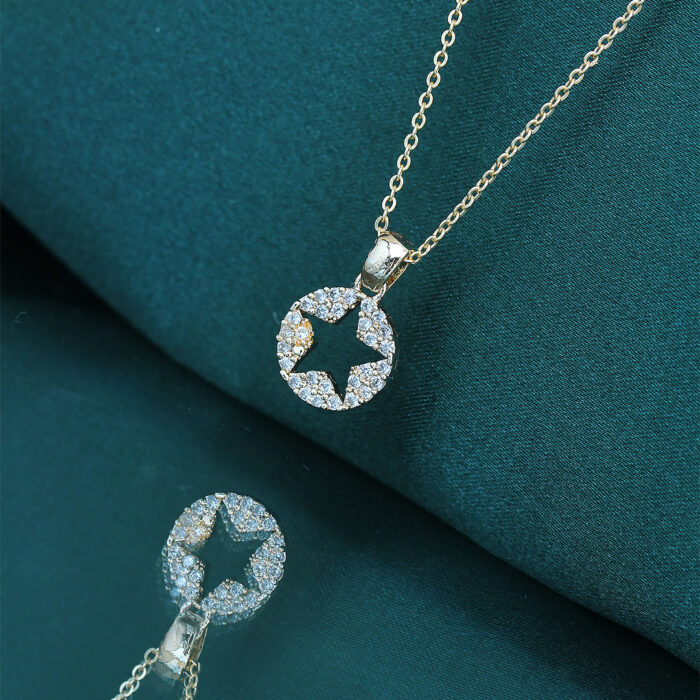 Yıldız Tasarım Gold Renk Kadın Kolye