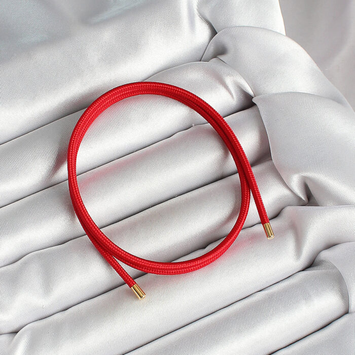 Mıknatıslı  Koyu Kırmızı Renk Sarmal Kadın Bileklik