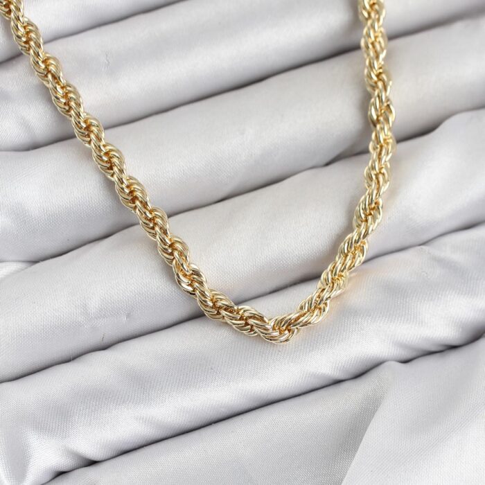 CM Burgu Model Gold Renk Pirinç 60 cm Kadın Kolye